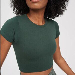SOLD Green Seamless Cropped T-Shirt